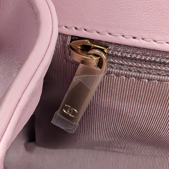 Chanel Light Pink Rose Mademoiselle Mini Rectangular Classic Flap Bag - Picture 14 of 16